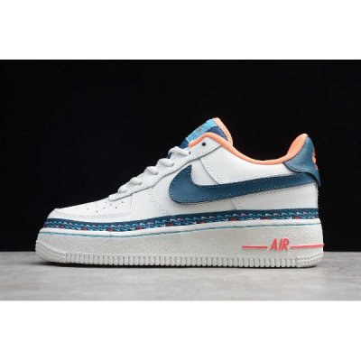 Nike Bayan Air Force 1 Low Gs Beyaz / Lacivert Kaykay Ayakkabı Türkiye - 5YVNZEQY